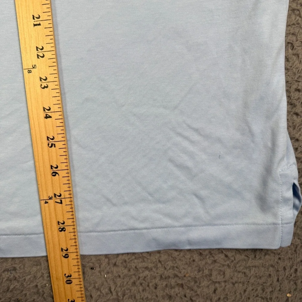 Polo Ralph Lauren Shirt Mens XL Blue Flesh Pony Pima Soft Touch Short Sleeve
